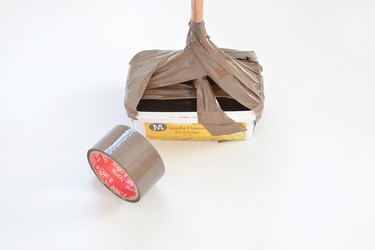 making the concrete feet