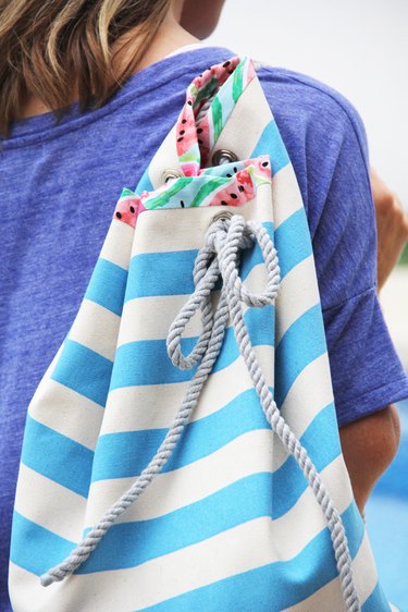 drawstring backpack pattern
