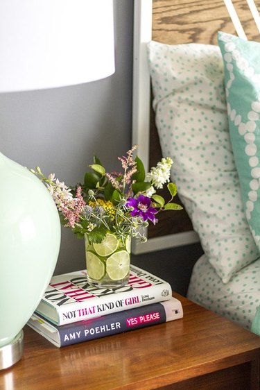 lime flower arrangement