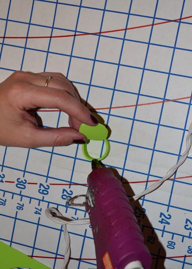 Step 6- Glue Circle to Cylinder
