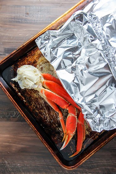 Cover with tinfoil and bake for 15 minutes.