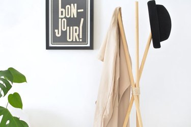 teepee hat and coat rack