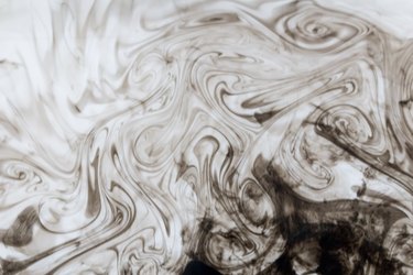 Marbled water