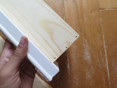I used three nails per side.
