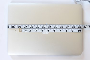 measure laptop width