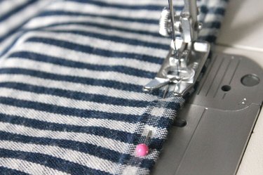 Sew the new hem.