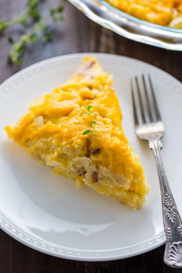 Cheese potato pie ready to be served!