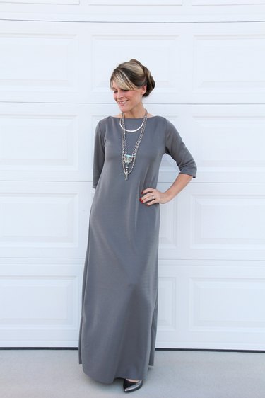 How to sew a classic maxi dress