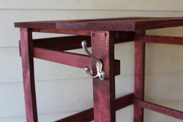 Garment hook to hang delicate clothing.