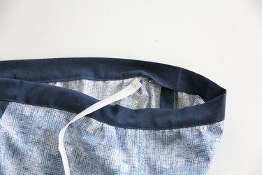insert elastic into waistband