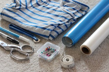 Materials needed to make a patten from a dress