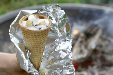 S'mores in a Cone