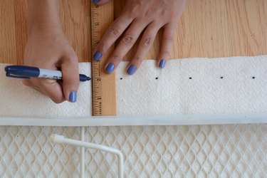 Measure the batting.