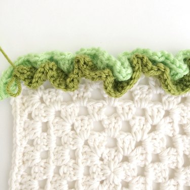 Double Ruffle complete!