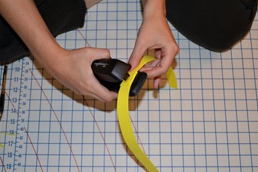 Step 2- Overlap 1" and Staple