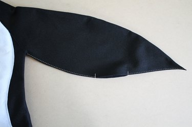 Topstitch the underarm together.