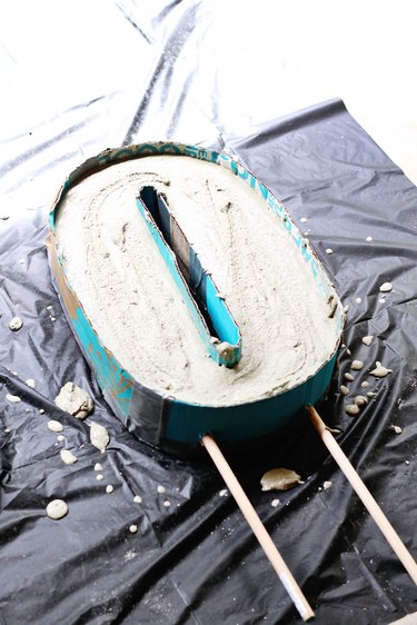 How to Make Painted House Numbers from Cement