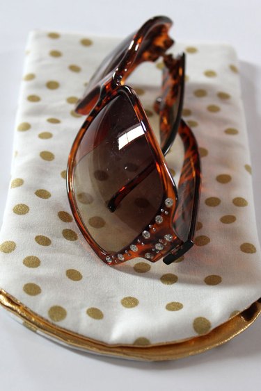 finished sunglass case