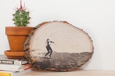 wooden print