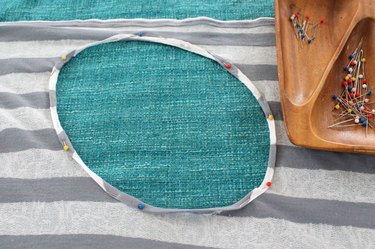 pin armhole edges