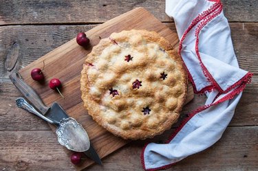 homemade cherry pie
