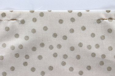 Back-stitch both ends of the opening.