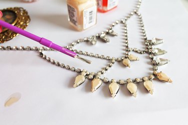 painting rhinestones