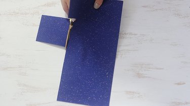Cutting out felt for money pouch