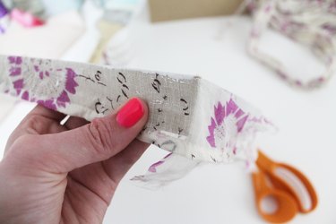 decoupage with fabric