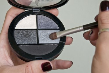 a smoky eye-shadow palette