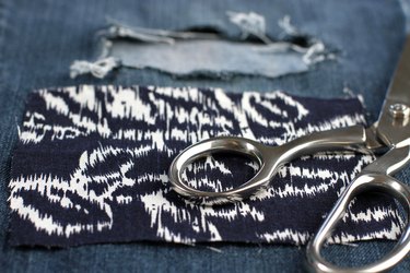 cut a piece of fabric