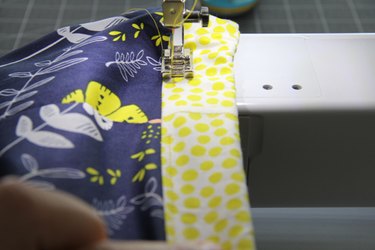 Sew the waistband opening closed