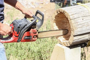 How to Make a Log Planter