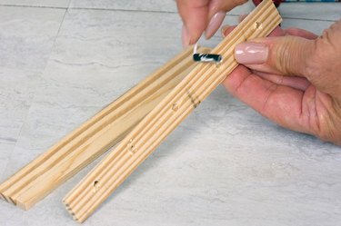 applying wood glue