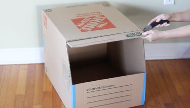 Cutting off 3 inches from top of box