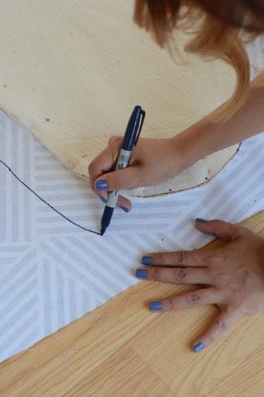 Draw the outline.