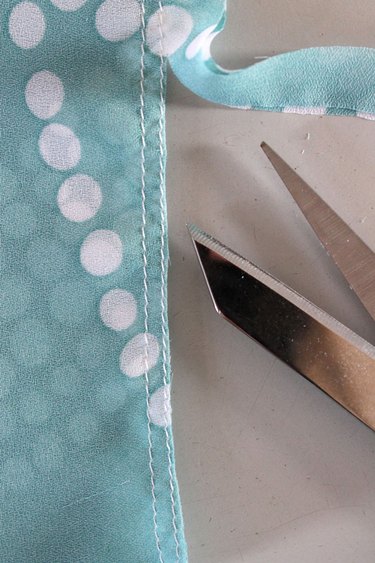 double-stitched seam step 3