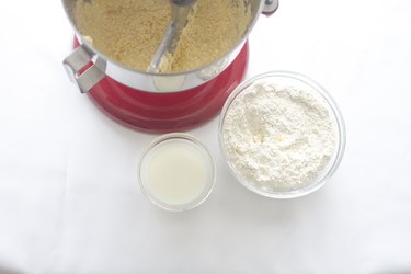 Add flour and milk