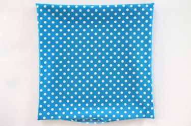 Turn pillowcase right side out.