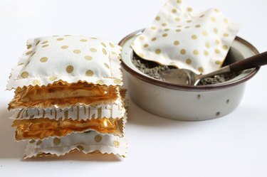 Finished lavender sachets.