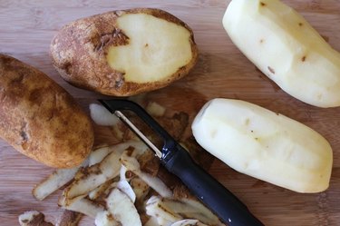 Russet potatoes