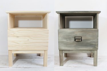 Before and After Staining