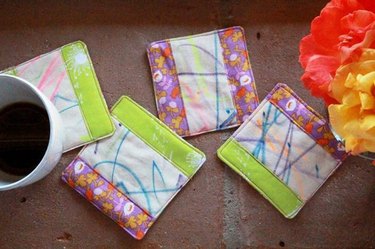 4. kids' patchwork drawings