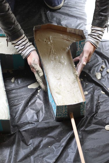 How to Make Painted House Numbers from Cement