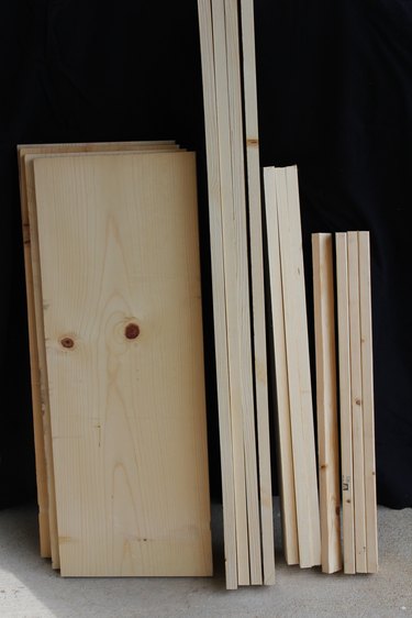 Pine wood all cut to size