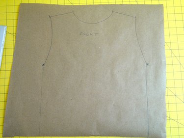 A template drawn from the T-shirt.