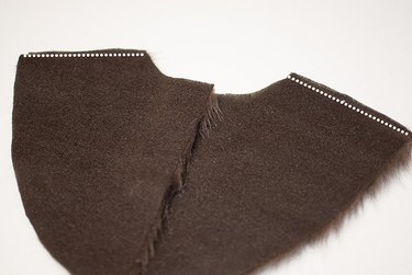 Sew the cape pieces together.