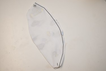 Sew the front bodice pieces together.