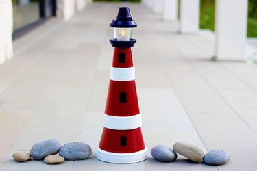 clay pot lighthouse