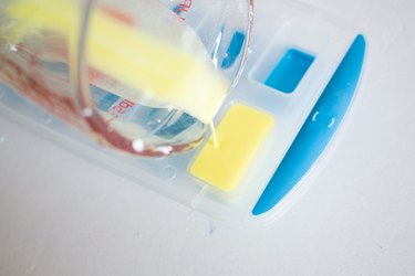 Pour into container